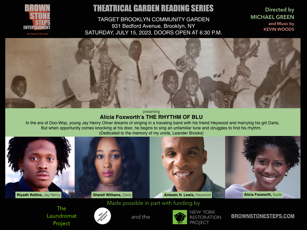 At the next BSE Readings in the Garden, we present three new plays:

Bovine Existential by Brian C. Petti

Wet-Vac Chronicles
and
The Rhythm of Blu
 by Alicia Foxworth

July 15, 2023
Opens with violin recital at 6:30 P.M.

FREE Admission
Reserve your seat:
bit.ly/434jI0W