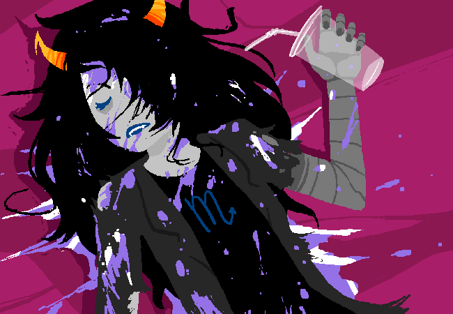 smearEXE's tweet photo. Here's my day
#GrimaceShake #Homestuck #vriska https://t.co/bgRnN9WPF6