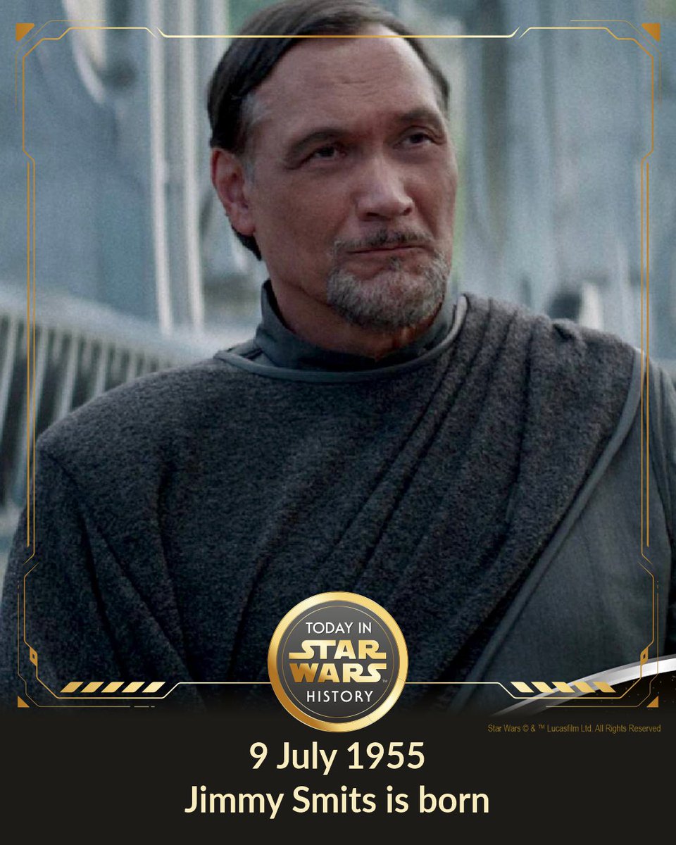 9 July 1955 #TodayinStarWarsHistory 'There are many ways to lead. You just have to find yours.' #BailOrgana #JimmySmits
