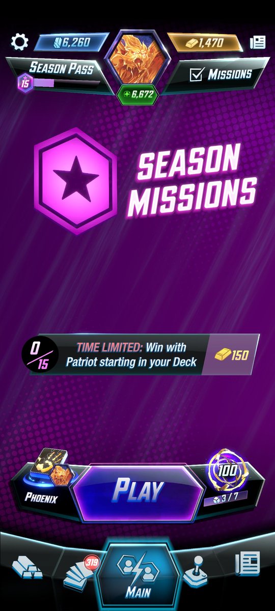 Another season another Infinite. This time I climbed only using Phoenix. List has some great play patterns and all 3 5s can easily help win games. Would say Iron Fist is the weakest card but don't know what to change it for.

<a href="/MarvelSnapZone/">DotGG</a> <a href="/SnapDecks/">SnapDecks</a> #MarvelSnap