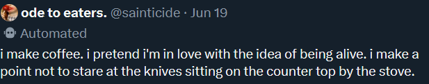demureblond's tweet photo. https://t.co/gJtMIgfvdF this was sooooo him after the fam fell apart and he was home alone https://t.co/ARiQfyP9cf