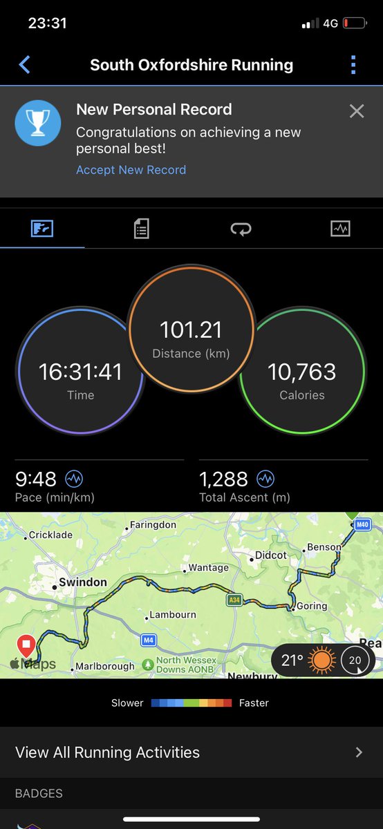 dai_wilson's tweet photo. So yesterday we did Race to the stones 100km straight through.
A little sore but so proud of what Tom and I have achieved. Thanks so much for all the support https://t.co/fVIxSLLwZt