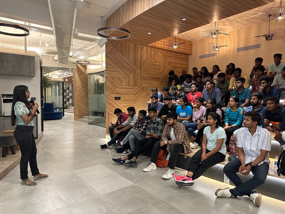 rishita_nayak35's tweet photo. @hackthisfall @siddharth_hacks @GitHubEducation @getunleash @storyblok 6.After that , we had open stage to speak whatever we wanted to share. And then comes the swag winners.
There were many categories, out of which I was given the tag of being the Most Value-Added Attendeeπβπ»
#HTFChennai @siddharth_hacks @hackthisfall https://t.co/d6MtzPXnV8