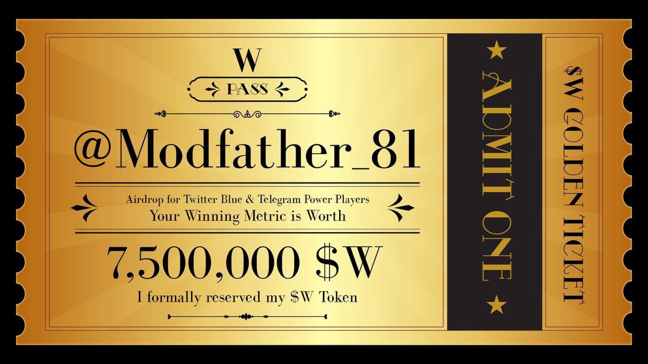 Modfather on Twitter "🎉 🎉 10 us + 1 wl spot Join the buzz for the