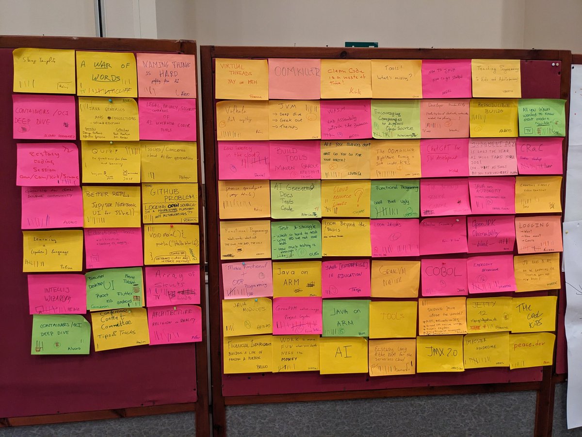 Indeed unconferences do not have premade agenda. It doesn't mean there is no technical content! Check what was done this week at <a href="/JCreteUnconf/">JCreteUnconf</a> Amazing!