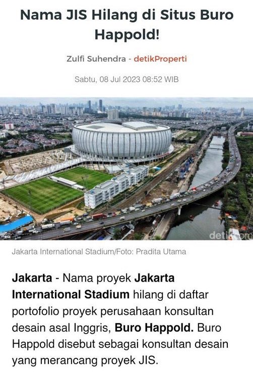 Dugaan kasus Formula E belum beres diselidiki oleh <a href="/KPK_RI/">KPK</a>, ini ada lagi soal JIS yg menelan biaya 4,5T. Fantastis!

4,5T itu 4.500 MILIAR boss!!

Bangunannya direno skr, pake uang negara lagi.

Orang ngasih kerjaan ke Anies bukannya untung malah rugi. Ini parah banget!