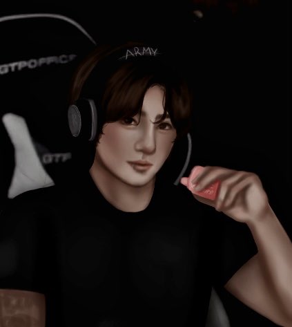 tk_lives_art's tweet photo. Jungkook 💨🎮🎧 
#btsfanart #ArtistOnTwitter #JUNGKOOK #JungkookIsComing #Jungkookfanart https://t.co/TM2NOVXru1