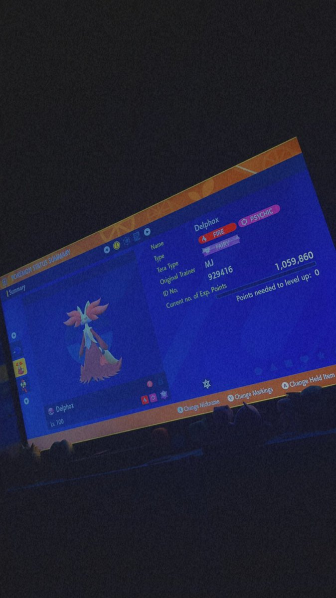 Gameboy_MJ's tweet image. Caught the Delphox but at what cost of my sanity? #Pokemon #PokemonRaid #PokemonScarletViolet #DelphoxRaid