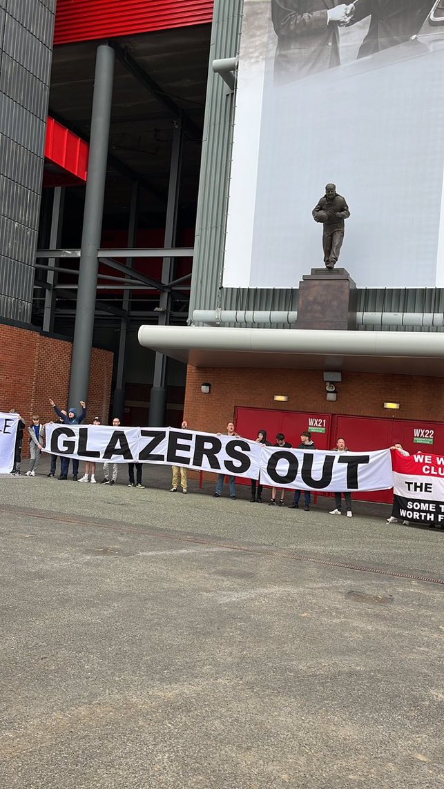 We won't stop until

🔴 The Glazers are out! 
⚫️ Until Qatar is announced!

✅️ Like!
✅️ Share!
✅️Comment!
✅ Follow

❌️ We stop when they are gone!

🤝More info: @MANUFCNOW↩️

#fullsaleonly #GlazersFullSaleNOW #GlazerOut #MUFC_FAMILY #MUFC #SheikhJassimInAtManUtd #ManUtd