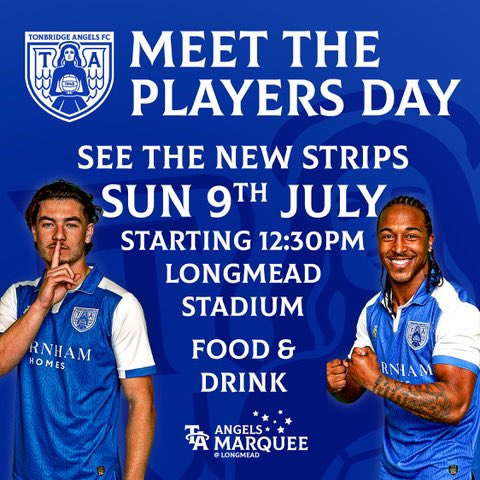 😇 | Meet the Players TODAY! Opportunity to mingle and chat with the Directors, Players and Staff For further details ⤵️ tonbridgeangels.co.uk/news/meet-the-…
