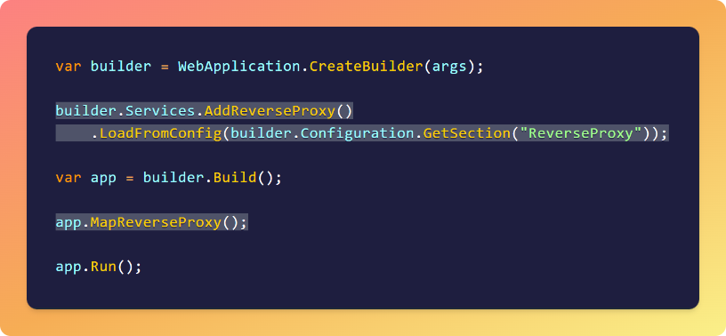 mjovanovictech's tweet photo. How can you build a reverse proxy in .NET?

A reverse proxy is an intermediary between clients and servers, routing client requests to the appropriate Microservice.

4 common use cases:
- Load balancing
- Monitoring
- Caching
- Security

One more use case for a reverse proxy 👇 https://t.co/S2TQBb7vZS