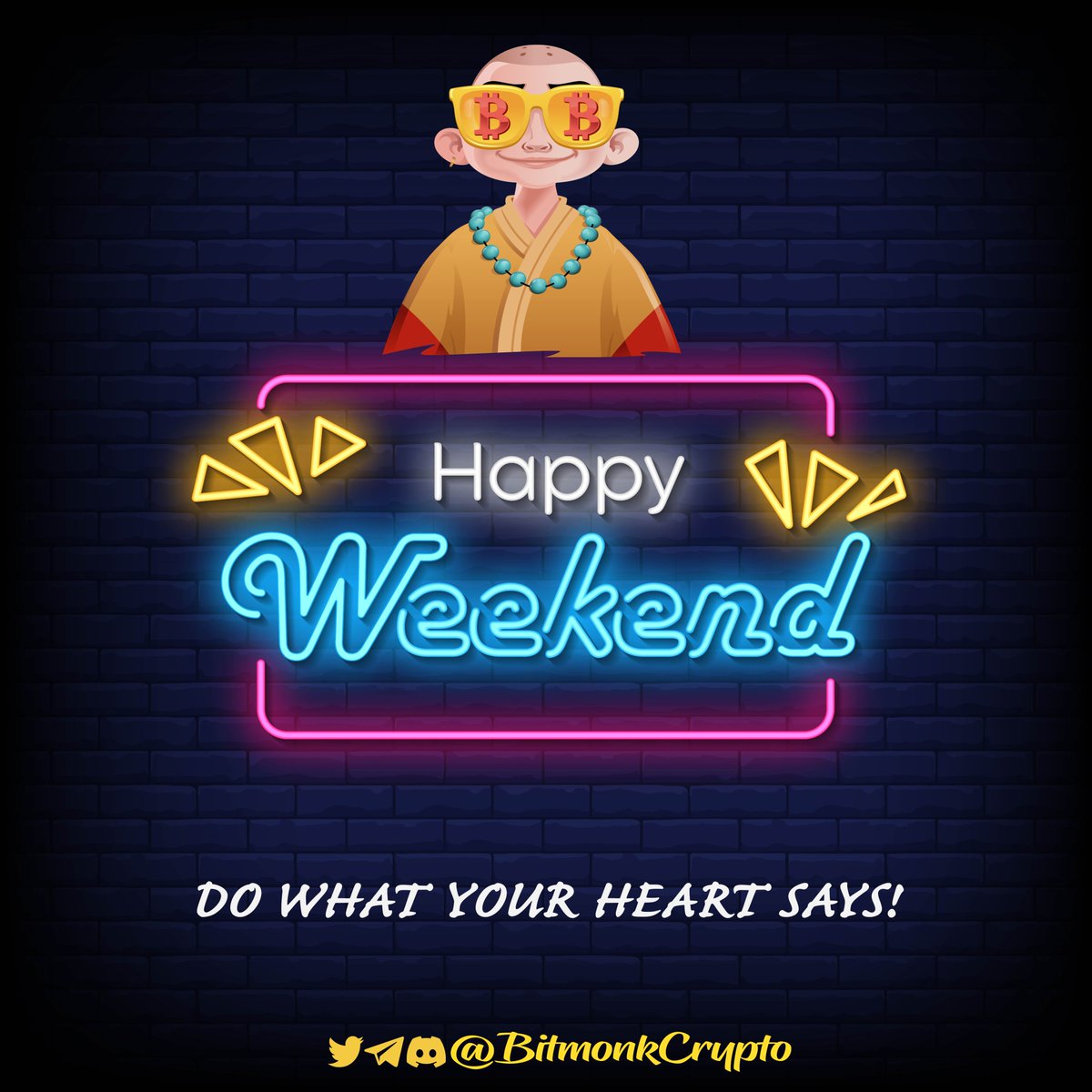 Hey #MonkFamily Happy Weekend to all😃

#WeekendVibes #weekendsunshine #HappyWeekend #EnjoyGreatWeekend