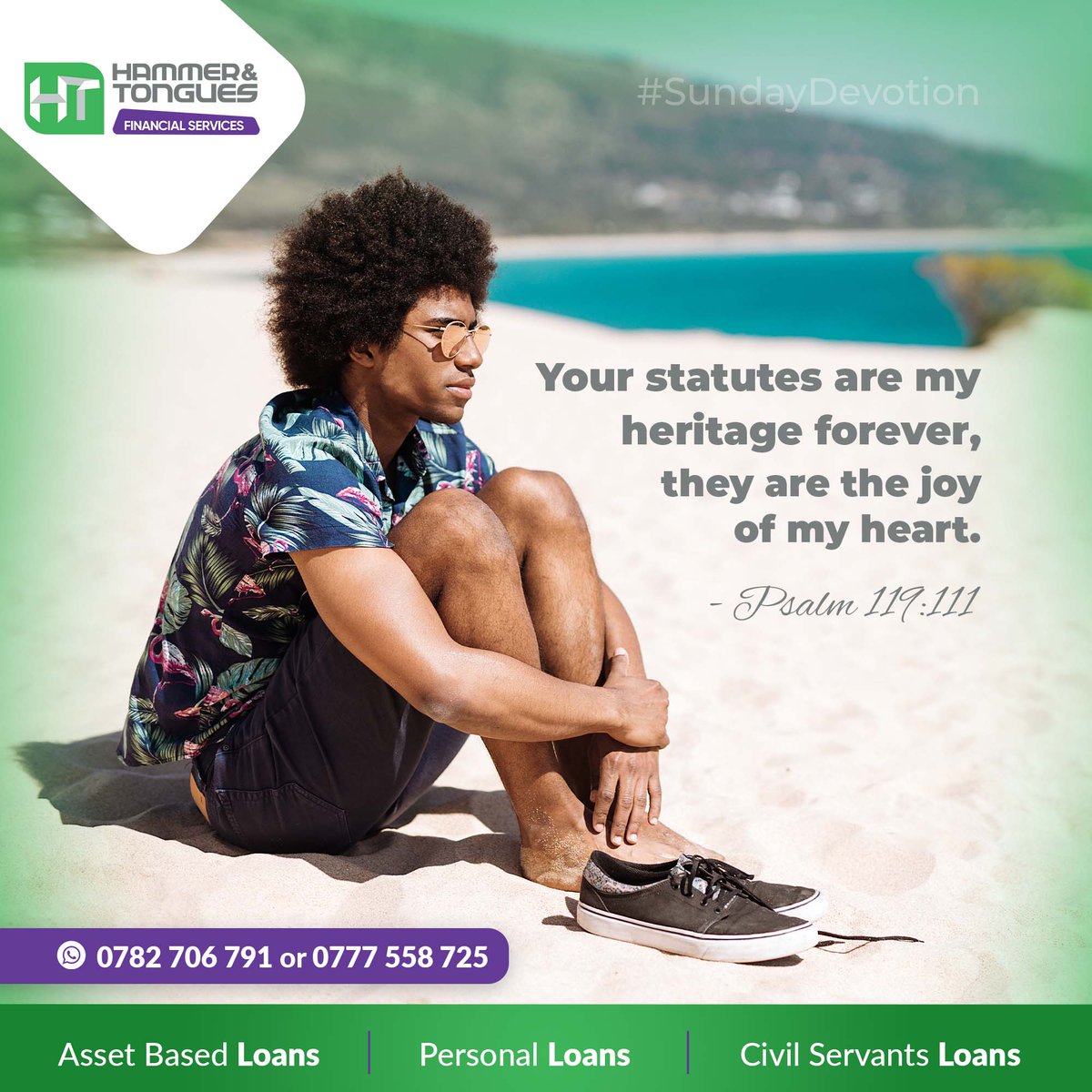 Your statutes are my heritage forever, they are the joy of my heart._ Psalms 119:111
#sundaydevotion
#Debts
#Loans
#Family
#Money
#Reliable