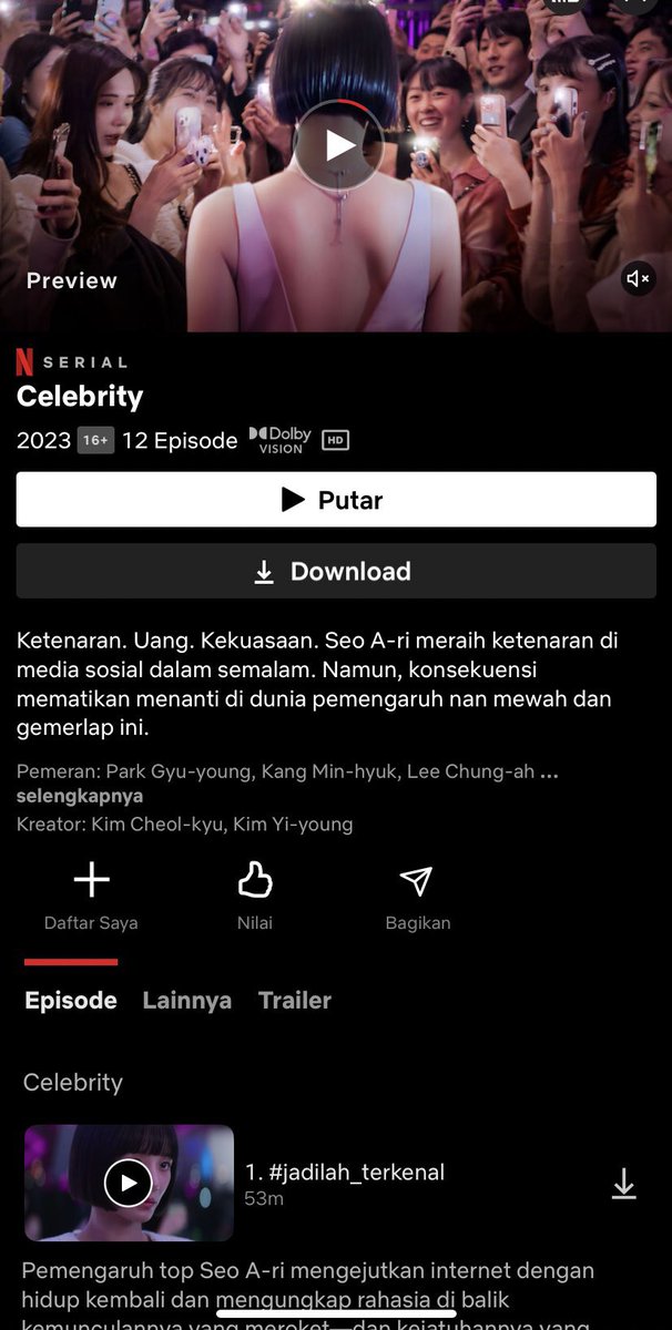 infodrakor_id's tweet photo. Mimin baru ngelarin drama #Celebrity setelah seminggu rilis di Netflix (12 ep) 

Ini dramanya isinya suudzon, iri dengki, senggol sana sini ala selebgram. Kerennya si Seo Ari ini mentalnya baja banget dan tipe orang yg gak mau diinjek injek atau dicaci maki 👏 https://t.co/yVqhhKMrj4