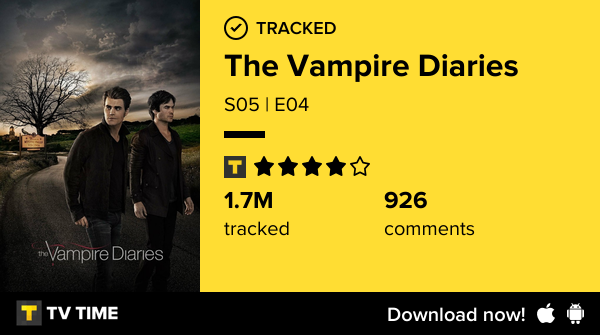 avengerjoness's tweet photo. I've just watched episode S05 | E04 of The Vampire Diaries! https://t.co/8wwKimqhZK #tvtime https://t.co/Xx3Mq6keoL