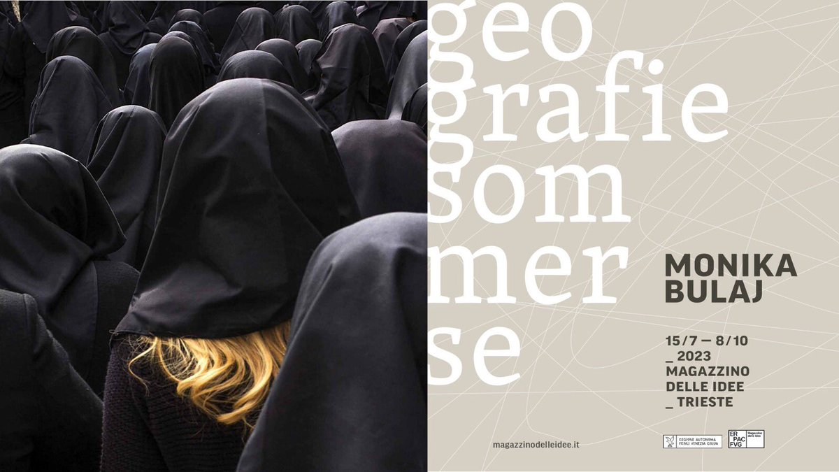 MonikaBulaj's tweet photo. Mostra #geografiesommerse di #monikabulaj dal 15 luglio a 8 ottobre 2023 al Magazzino delle Idee a Trieste organizzata da Ente Regionale per il patrimonio culturale del FVG https://t.co/IFerjXNffT                 https://t.co/t7g4ucoHiN @MonikaBulaj https://t.co/uvYEnr0Xm5