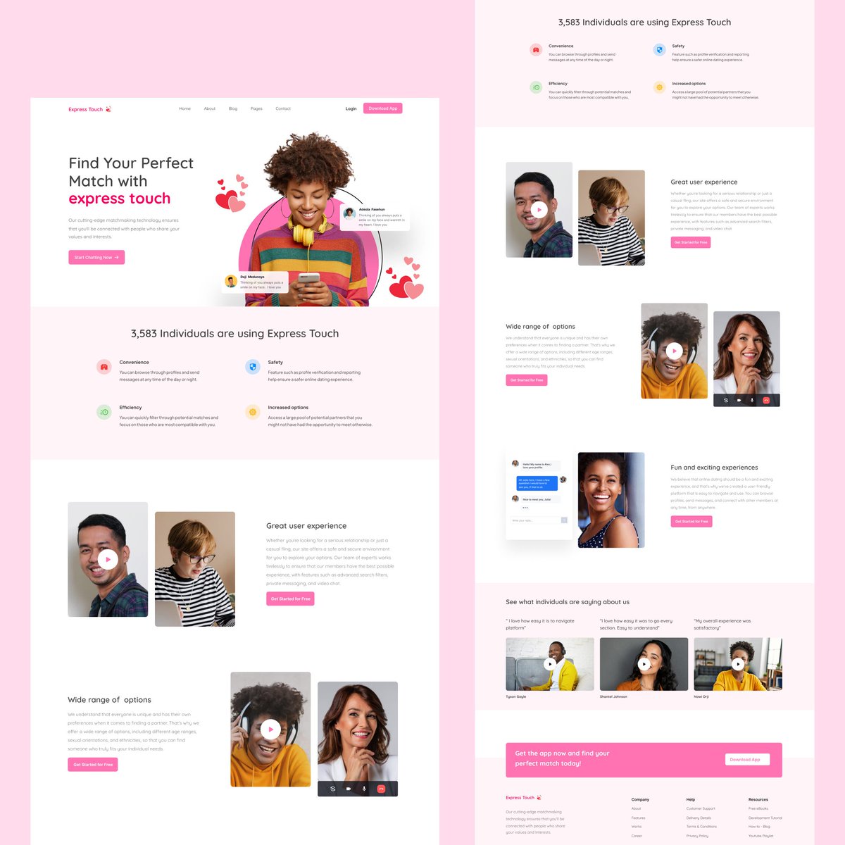 ToluOluyole's tweet photo. Sharing some of the landing page designs I worked on recently.

Actively searching for UI UX designer roles. https://t.co/3vTKXHJdmk