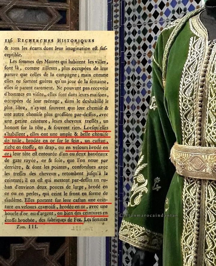 القفطان زي مغربي أصيل أُعجبت به الجزائريات بعد اعادة فتح الحدود سنة 1987 فأصبحن يلبسن القفطان المغربي بالأعراس على غرار الجلابة المغربية التي عوضت الحايك أو لكسا!

ما اقوله شهادة مني لأنني عشت تلك الفترة وشاهدت بأم عيني التغيير الذي وقع داخل المجتمع نظير الانفتاح والانفراج الذي