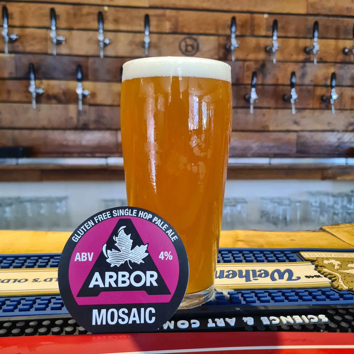 beerhouses's tweet photo. We are now pouring Mosaic by @arbor.ales among many other fantastic #beers and #ciders for you to enjoy.

#arbor #beerboard #beerinthesun #marketharborough #mosaicpale https://t.co/MzBIGeoaBJ