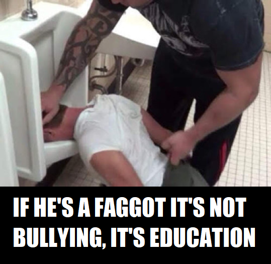 degradedfgtts's tweet photo. Be thankful to your bullies, they are spending their time in educating you, fªggºt 🖕 https://t.co/o2FwkNS6Rg