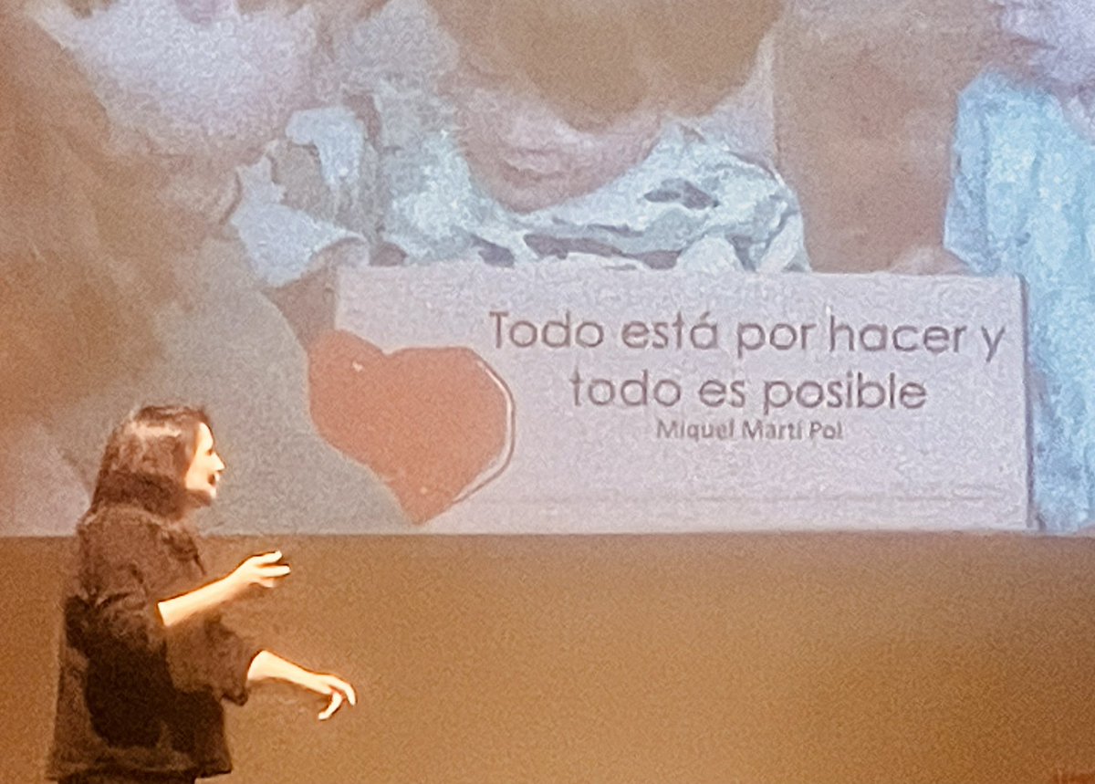 Gracias <a href="/rgibertmoliner/">Rosa Gibert Moliner</a> por recordarnos el verdadero valor de la EDUCACIÓN  #utopíaeducativa #naturalmente #aulablog23 <a href="/aulablog/">aulaBLOG</a> #todosloscaminosllevanalaula