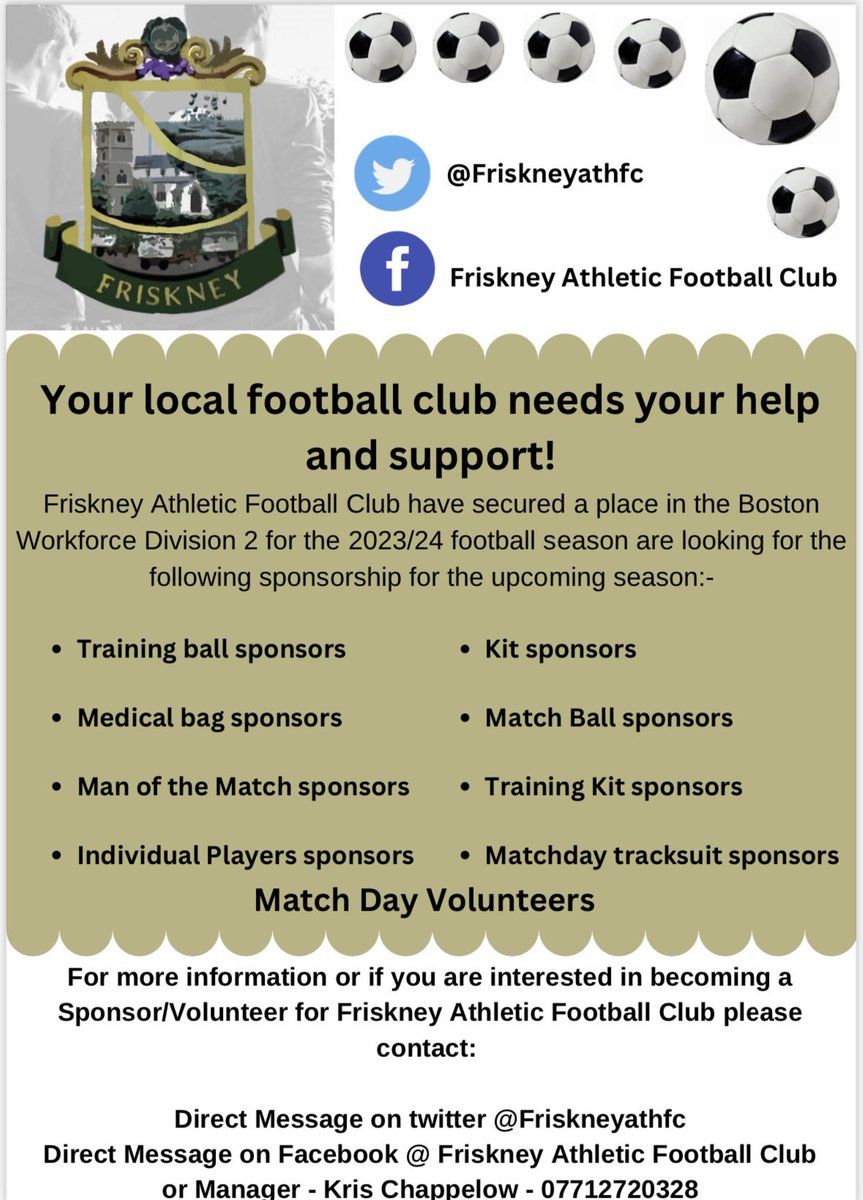 📣 page under construction for the 23/24 season….. ⚽️ Sponsors and local business support required… Can you help? Please see contact details below! @LincolnshireFA @Teamgrassroots_