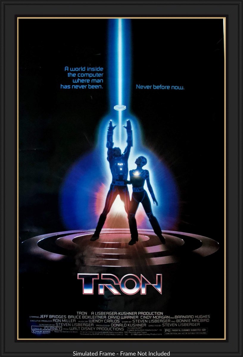 digimathhistory's tweet photo. #CeJourLa 9 juillet 1982 : Sortie du film #Tron qui marquera l’imaginaire de toute une génération. Il fut inspiré en 1976 par le #JeuVideo #Pong #DigitalHistory #Disney  #3D #SoftwareWorld #Animation ➡️https://t.co/owMWEplyWG https://t.co/Ki25jRBisA