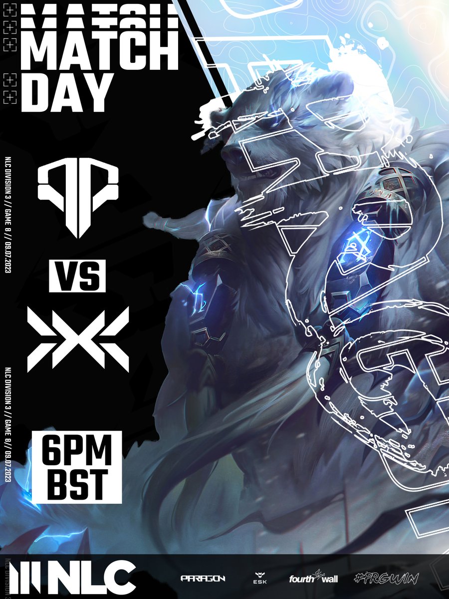 PARAGONPRG's tweet photo. We're in the final stretch of the group stage of @NLClol, but once again it's Match Day!
Today, we're facing off against @GONXTGG! No stream planned for today but you can give your support to our team in our Discord server!
#PRGLOL #PRGFIGHTING https://t.co/AaV9TXzB1v