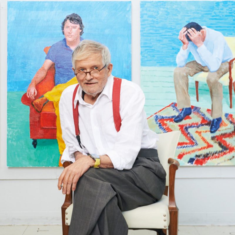 Happy (86th) Birthday David Hockney (b: 9th July 1937). What a life. What a talent. What a mind. 