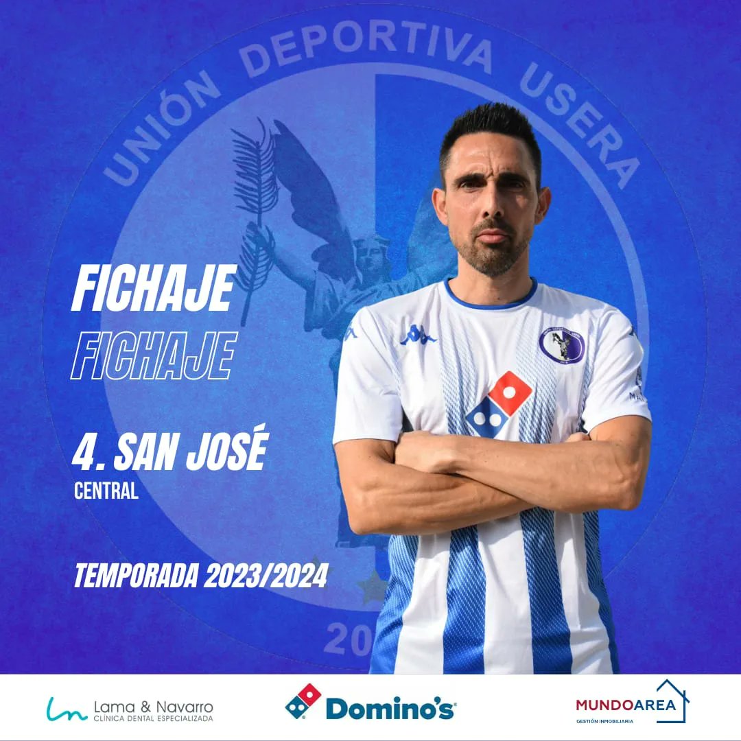 UDUsera's tweet photo. @jaimecalle14 🔵⚪🔵 Primer Equipo

@sergio_sanjo Defensa central con dilatada experiencia en 2ªB y Tercera División que se unirá a la UDU. 
Será unos de los líderes del proyecto como lo fue en clubes como CF. Fuenlabrada y CD. Toledo donde llegó a disputar 2 Play Offs de ascenso a 2ª División https://t.co/4gKL8OXKpj