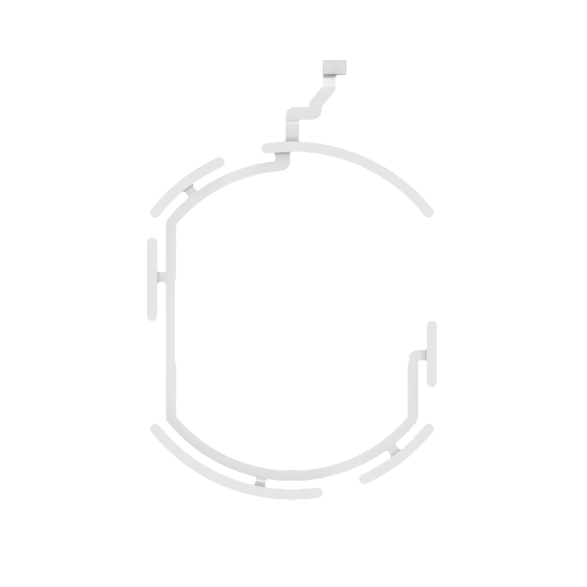 nothing's tweet photo. In Phone (1), the central Glyph Interface light has only one connector, in Phone (2) it has six. This required a redesign of the internals and charging coil to preserve the thickness and ergonomic shape while rearranging the assembly order to hide the LED strip connectors. https://t.co/ouIJZZsVWP