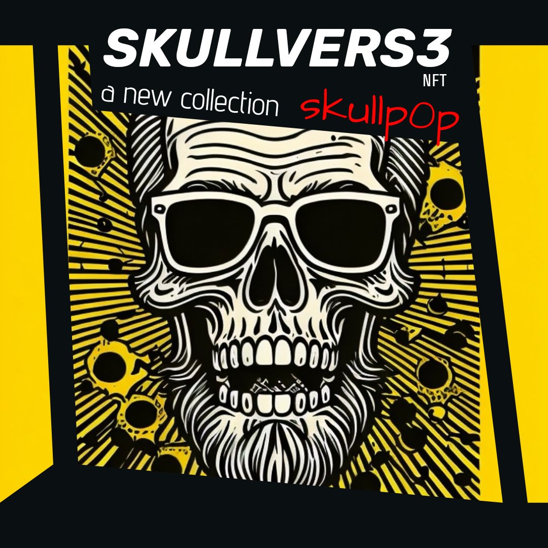 skullvers3's tweet image. 💀 skullp0p💀
▪️ collection ▪️
📦 ITEMS            : 90 #NFTs
💀                          : 1/1
🚀OPENSEA     : 
only on @opensea 🌊
opensea.io/collection/sku…
.
#NFTCommunity #NFTartist #NFTartwork #opensea #nftart #NFTmarket #web3 #cryptoart