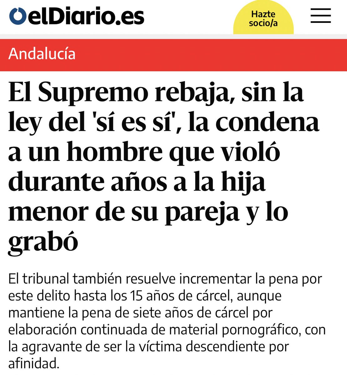 Lo que ya sabíamos: no es la ley del sí es sí, son los jueces.