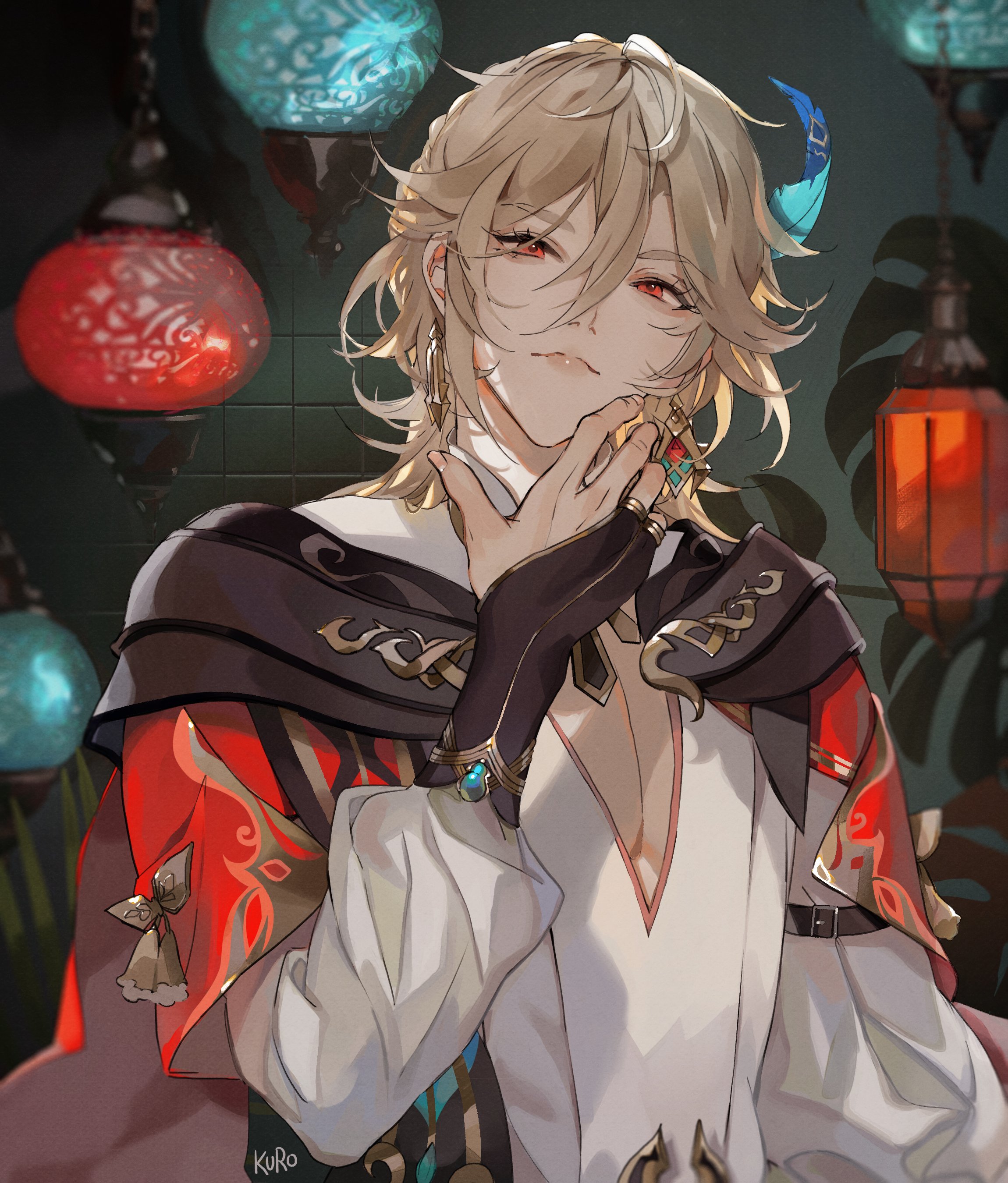 原神　ホヨバースカフェ　鍾離 原神】鍾離ホヨフェア アクリルスタンド新品未開封 - メルカリ