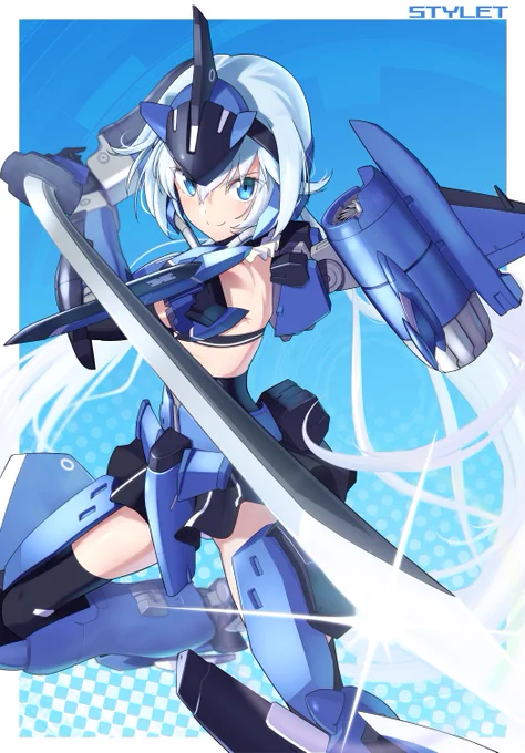 skebご依頼有難うございましたフレームアームズ・ガールよりスティレット 