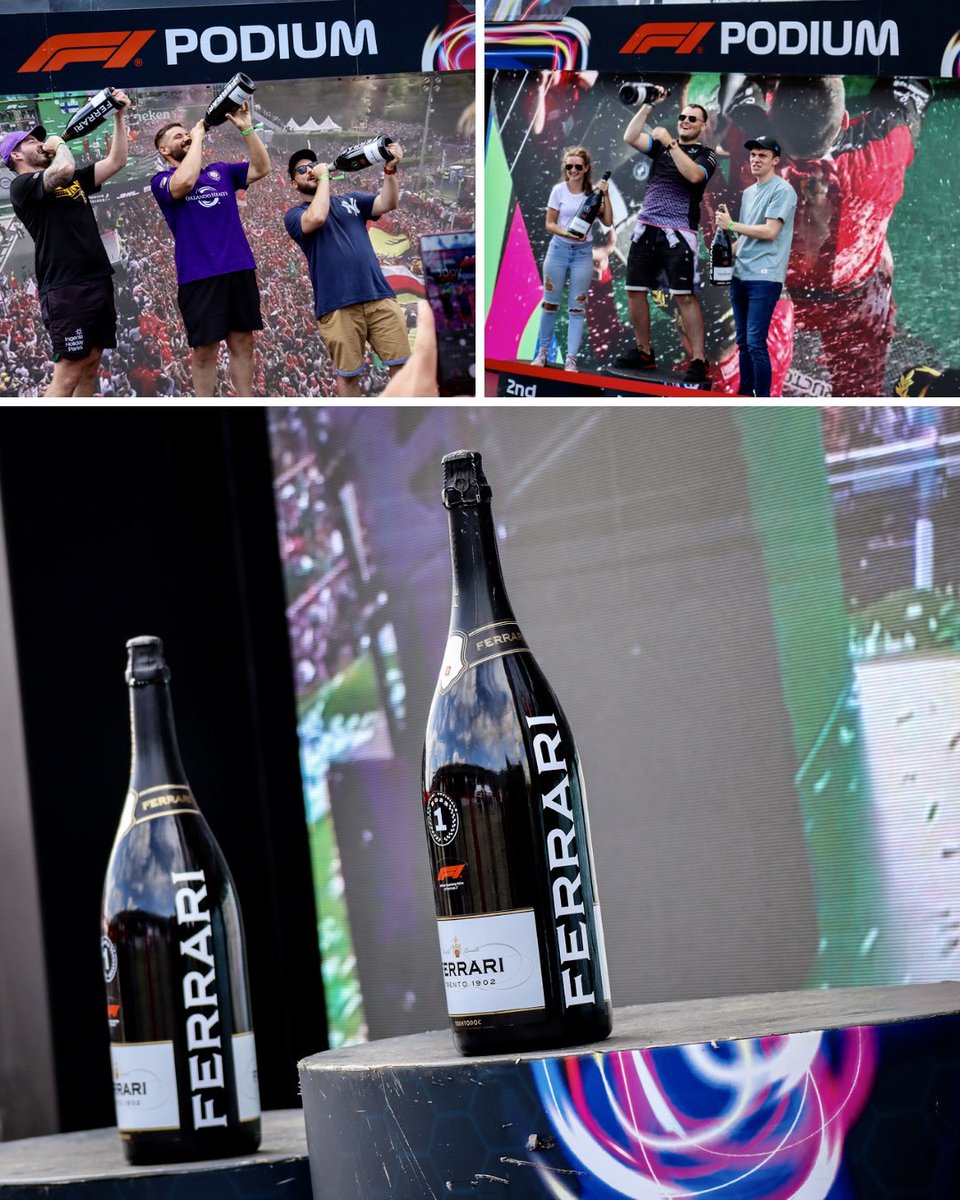 #RaceDay is here! Who will we see on the podium today? 🏆🍾

You too could stand on the podium today… in the <a href="/F1/">Formula 1</a> Fanzone! 😜

#BritishGP #GrandPrix #Silverstone #Podium #FerrariTrento #F1 #F1Fanzone #Fanzone