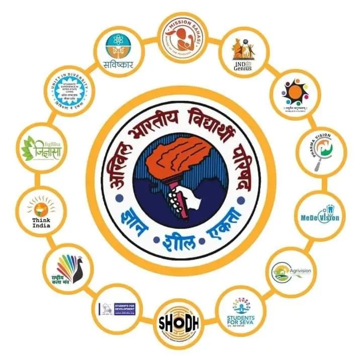 bheemsinghpayla's tweet photo. ज्ञान, शील, एकता को आत्मसात कर संस्कार, समर्पण और राष्ट्र स्तुति के 75 वर्षों का ऐतिहासिक उत्सव की अशेष शुभकामनाएँ।🌸
#abvp75years
#ABVPFoundationDay
#abvpvoice 🚩 #ABVPFoundationDay2023 #ABVP #abvpvoice #ABVP75 @HushyarMeenaIN @iAjayThakur https://t.co/X4ibOWm1JD