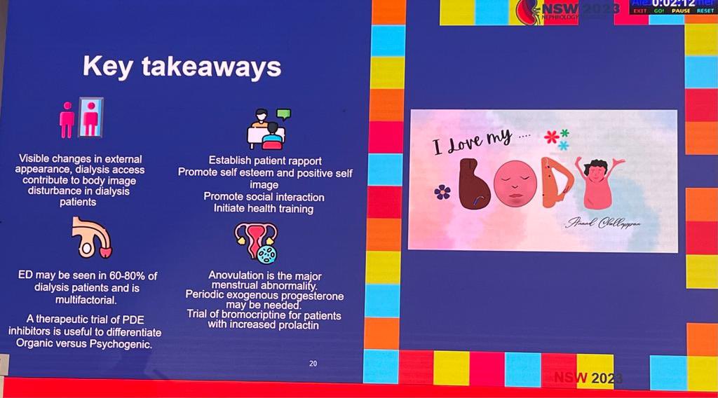 🔥Sexual issues in ESKD
🌝Unforgotten/unasked 
👏
@anandthedoc @AVATAROrg #NSW2023

🙋‍♂️Male-ED/⬇️libido 70-80% 😬
⬇️arterial inflow/autonomic disturbance/⬆️/depression😩
💊Sildenefil trial 

💁‍♀️ amenorrhea/anovulation-❌LH surge
💊Exogenous progesterone/Bromocriptine trial 
👇