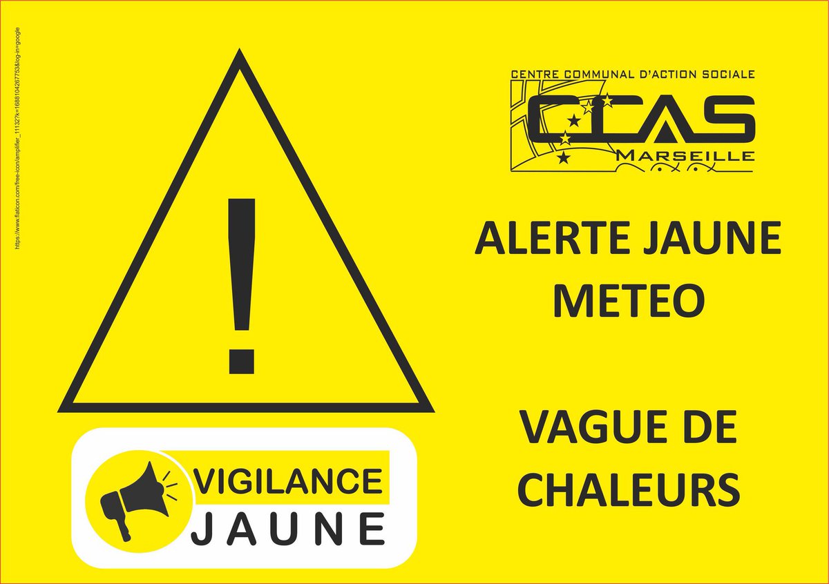 AudreyGarino's tweet photo. 🟡 Vigilance fortes chaleurs 🌡️

Marseille active son plan canicule : informations, bons réflexes 👉 https://t.co/WsRHKa4i2x

Personnes âgées/isolées, inscrivez vous au registre de veille du CCAS, nous vous accompagnerons pour faire face à vos besoins 👉 https://t.co/9Im5ubOubp https://t.co/er4gilA1hM