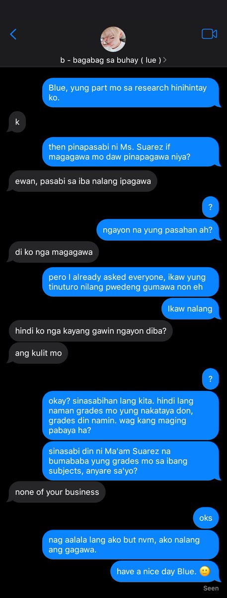 _snshnessunnie's tweet photo. “ Daigdig ko'y ikaw ”

a #sunki au where in Blue do have a courage of pursuing their class vice president,Chelsea — who's scared of commitment. https://t.co/OPn9H1luT8
