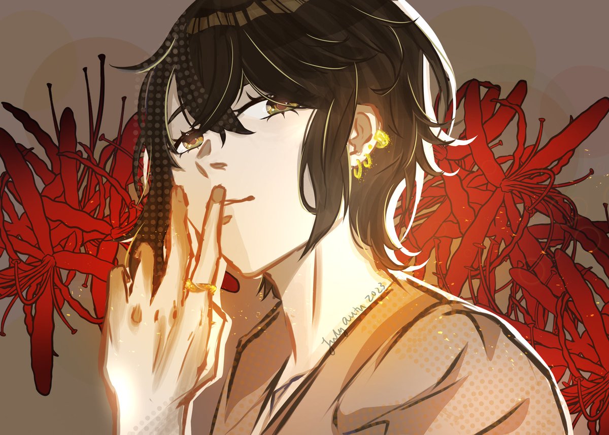 autufr's tweet photo. Iโm actually quite proud of this one for onceโฆ!!! Like ok the dude the feminine looking but I managed colours and shading and all that and it looks semi-decent???? All in four hours on stream?!?!? I surprise myself sometimes.. #ArtistOnTwitter #GrowingArtist #LearningToArt โฅ๏ธโจ https://t.co/GFEztIZYmH