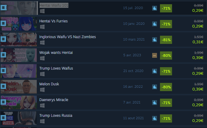 seed_wall's tweet photo. Games on sale !

https://t.co/VlFRLC7Gli

#indiegame #indiegamedev #videogames #steam #unrealengine https://t.co/kzulwwu1tI
