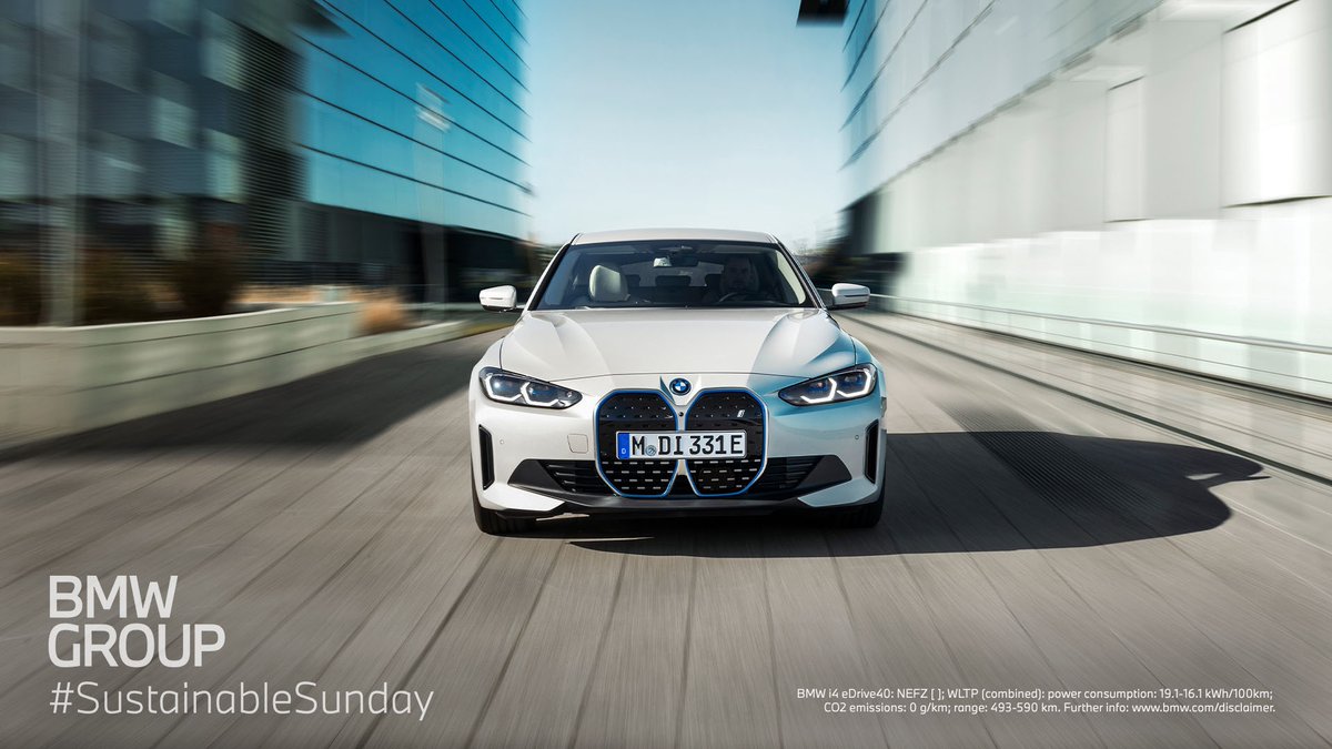 BMWGroup's tweet photo. Urban mobility made all-electric ⚡️
Our BEV family extends across all of our brands and is continually growing. By 2030, we aim to have delivered ten million all-electric vehicles to our customers.
#BWMGroup #SustainableSunday https://t.co/jndlNkKNW4