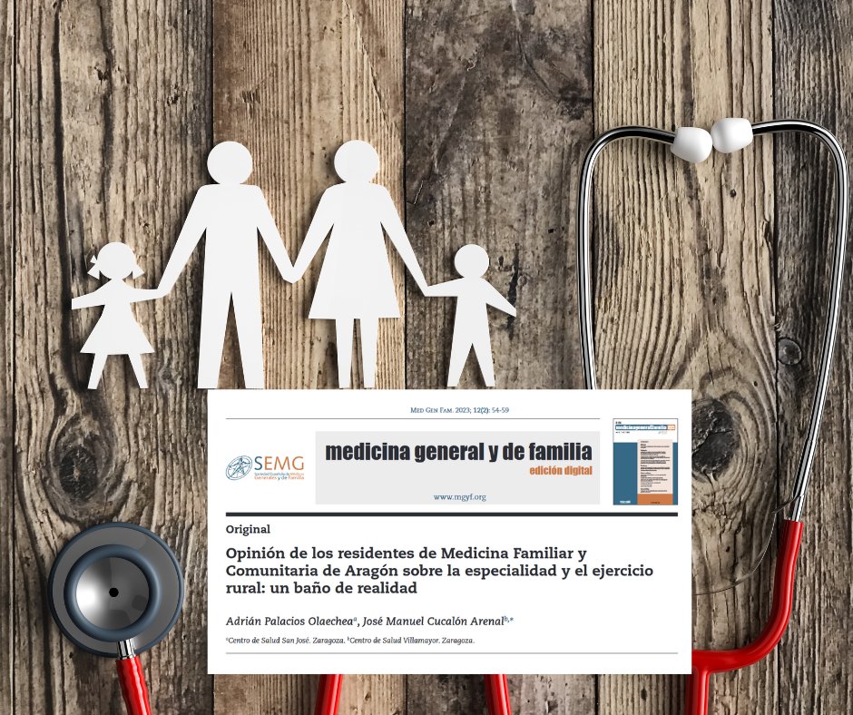 SEMG_ES's tweet photo. ✍️#Opinión de los residentes de #RMFyC de Aragón sobre la especialidad y el ejercicio rural: un baño de realidad
"La #AtenciónPrimaria de Salud está sufriendo una profunda crisis en nuestro país desde hace más de 10 años".
📖 Artículo completo en #RMGyF https://t.co/bSvVh6x3w1 https://t.co/6S5WaLGjN8