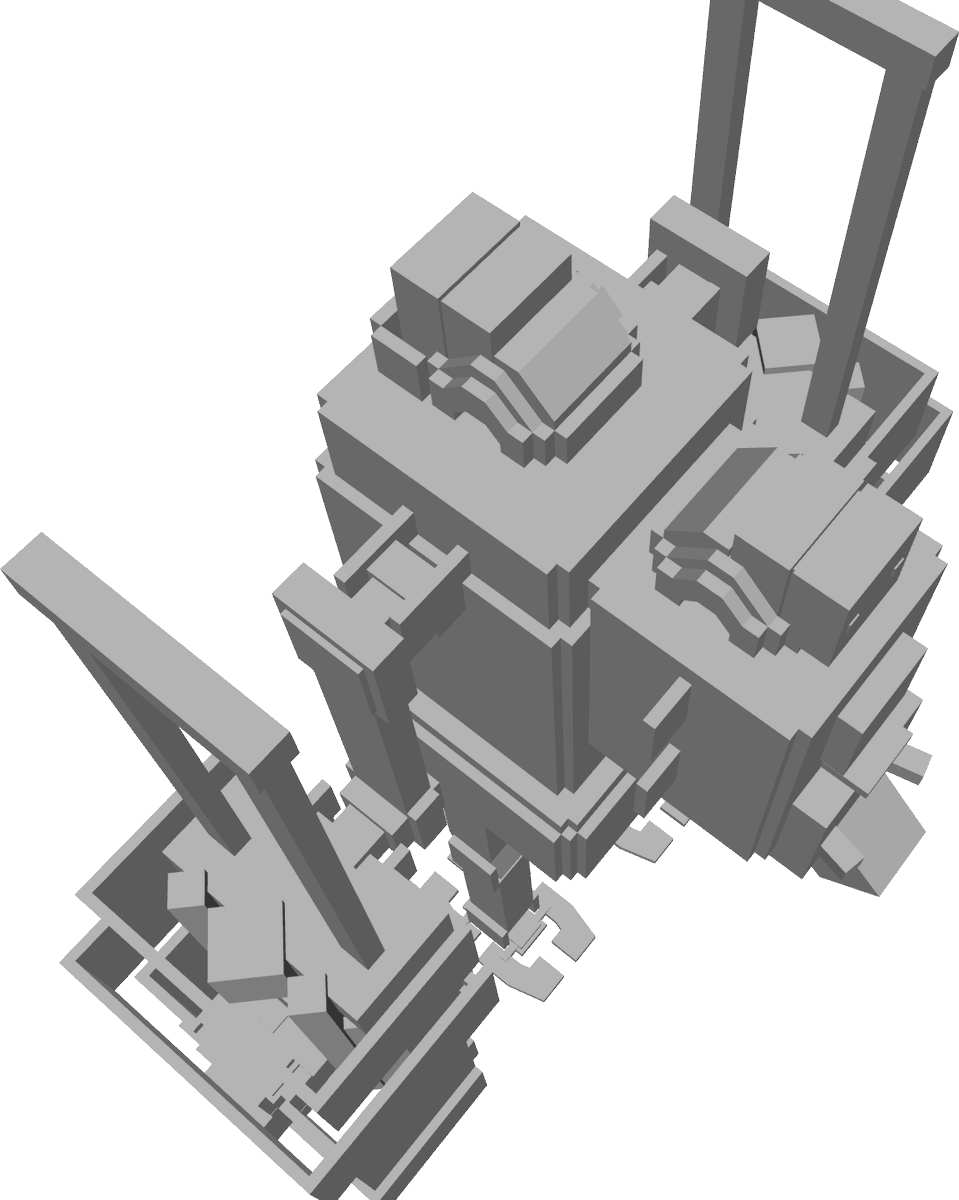 Nuanulla's tweet photo. Goliath Biped

#NieRAutomata #ニーアオートマタ #Blockbench #OptiFine #Minecraft https://t.co/pgYBcVTkOO