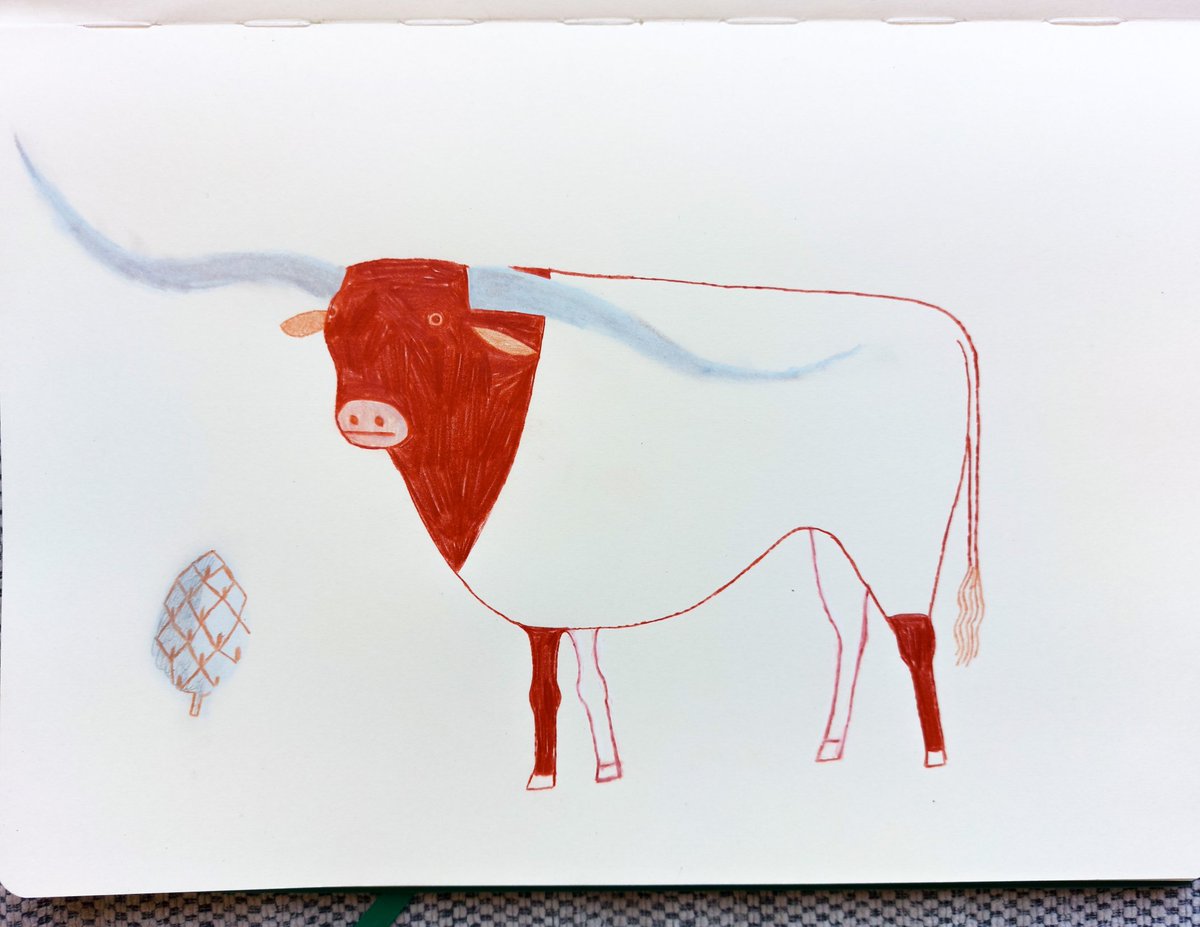 Bull and pinecone 🐃