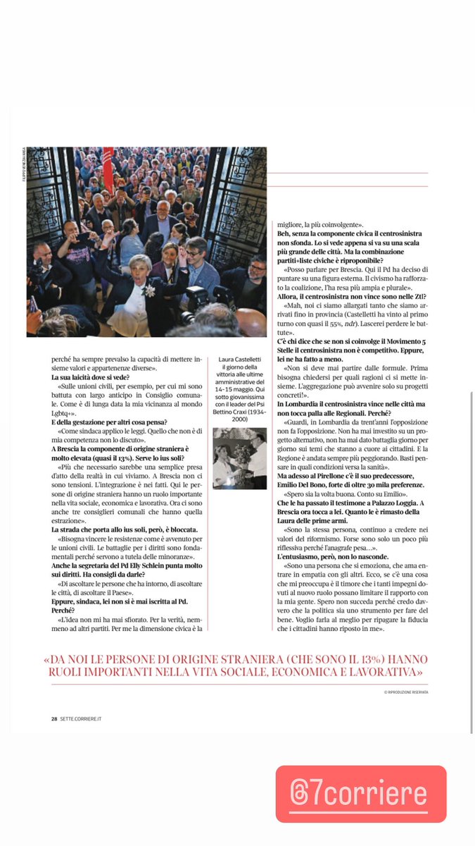 La mia intervista a <a href="/7Corriere/">7 Corriere</a> #Bresciasigrazie