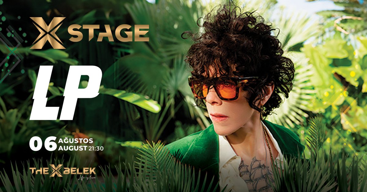 😎Dünyaca ünlü Amerikalı pop/rock şarkıcısı LP, Antalya'ya geliyor! Bu muhteşem konseri kaçırmamak için acele edin! ✨ 

Biletler 👇
bit.ly/3rdW0SW