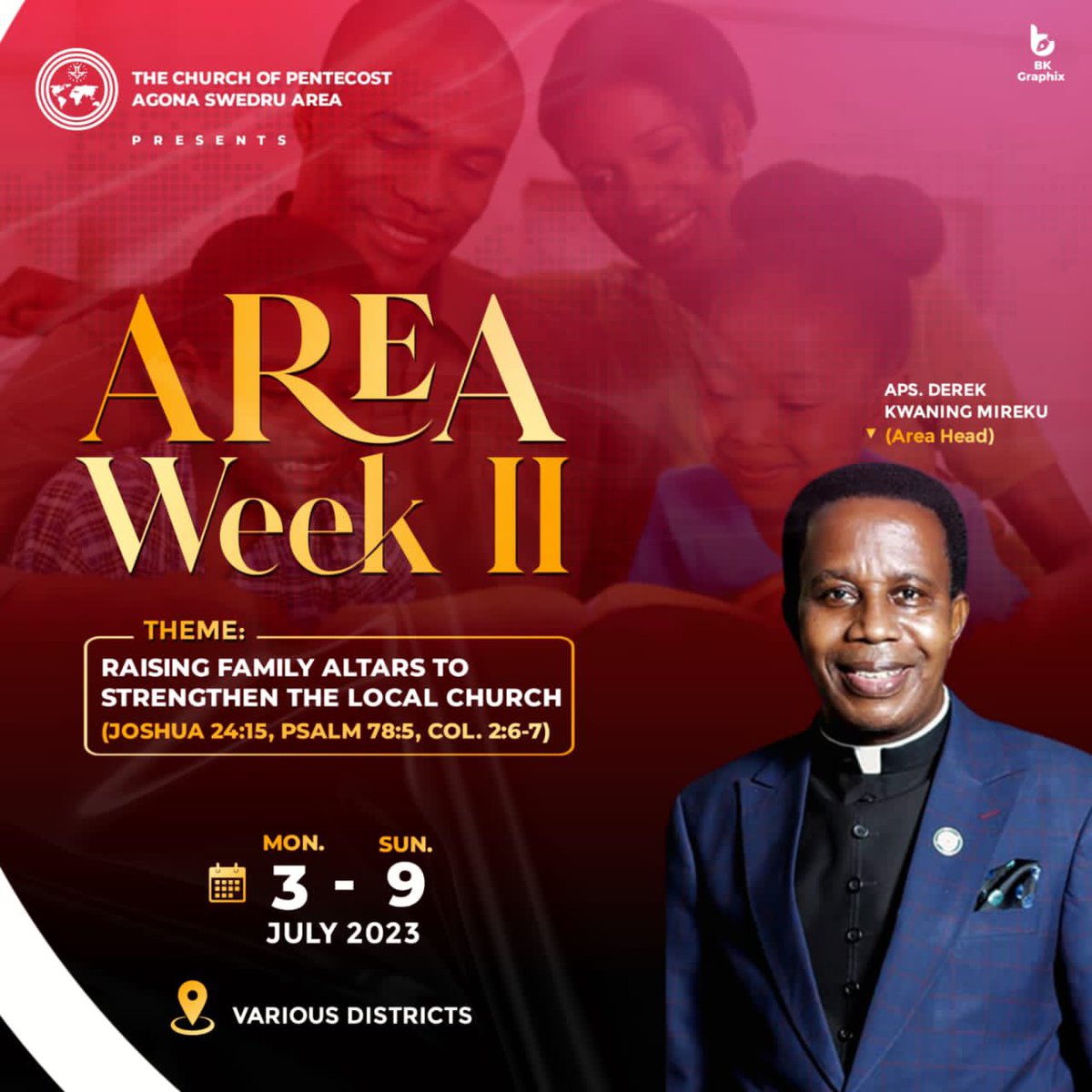 PiwcSwedru's tweet photo. It’s the climax of AREA WEEK. 

—RAISING Family altars to strengthen the local church https://t.co/mylgQM2MCy