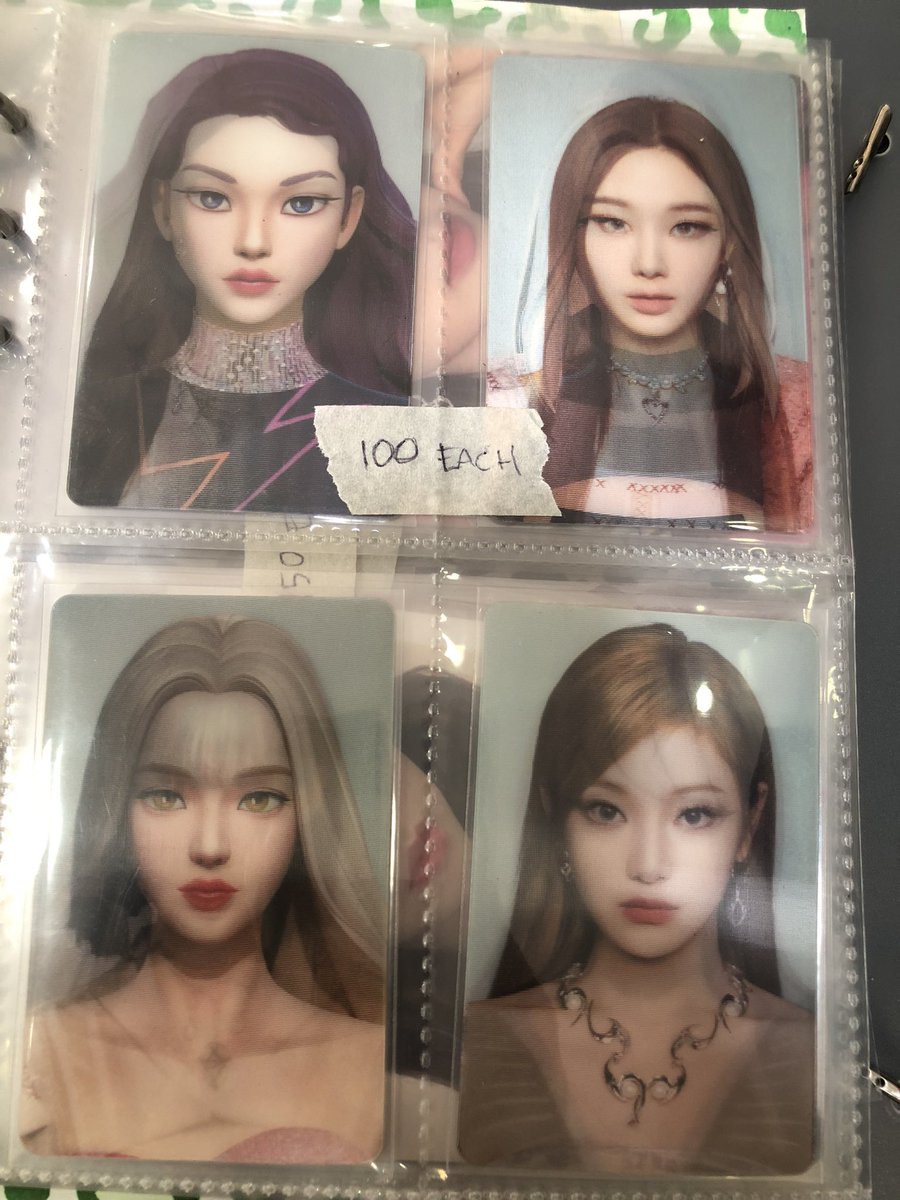 aespanisbraid's tweet photo. WTS LFB

Red Velvet and Aespa Assorted Photocards

Dm to mine https://t.co/T5EIKukcY8